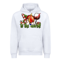 White joy to the world christmas wine Urban Hoodie - FaDigitalArtStudio