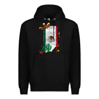 Black mexican indiana Premium Hoodie - CowhideDigitalArt