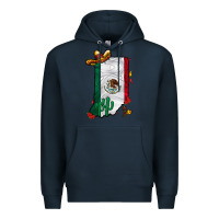 Navy mexican indiana Premium Hoodie - CowhideDigitalArt