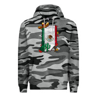 Slate Camo mexican indiana Premium Hoodie - CowhideDigitalArt