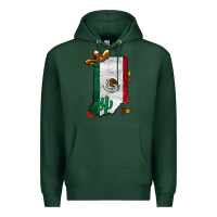 Sports Green mexican indiana Premium Hoodie - CowhideDigitalArt