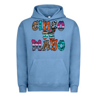 Pigment Pebble Blue cinco de mayo Urban Hoodie - RacoonDesign