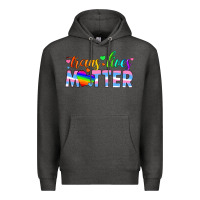 Charcoal Heather trans lives matter Premium Hoodie - HRA Design Shop