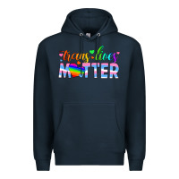 Navy trans lives matter Premium Hoodie - HRA Design Shop