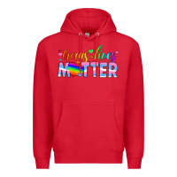 Red trans lives matter Premium Hoodie - HRA Design Shop