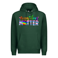 Sports Green trans lives matter Premium Hoodie - HRA Design Shop