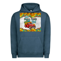 Pigment Midnight Navy just a small town girl with car Urban Hoodie - HRA Design Shop