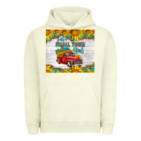 Pigment Pistachio just a small town girl with car Urban Hoodie - HRA Design Shop