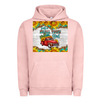 Pigment Salmon just a small town girl with car Urban Hoodie - HRA Design Shop
