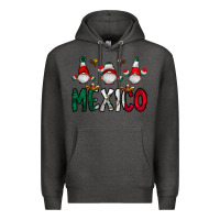 Charcoal Heather mexico gnome Premium Hoodie - CowhideDigitalArt