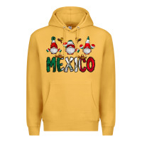 Mustard mexico gnome Premium Hoodie - CowhideDigitalArt