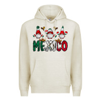 Oatmeal Heather mexico gnome Premium Hoodie - CowhideDigitalArt