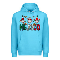Ocean Blue mexico gnome Premium Hoodie - CowhideDigitalArt