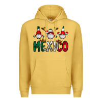 Antique Gold mexico gnome Premium Hoodie - CowhideDigitalArt