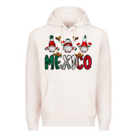 Pale Pink mexico gnome Premium Hoodie - CowhideDigitalArt