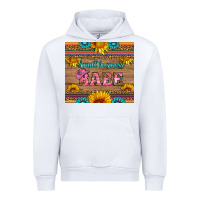 White small business babe Urban Hoodie - HRA Design Shop