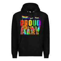 Black proud ally Premium Hoodie - HRA Design Shop