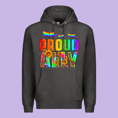 Proud Ally Premium Hoodie Designed By Hra Design Shop