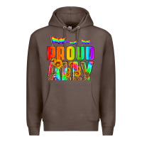 Coffee proud ally Premium Hoodie - HRA Design Shop