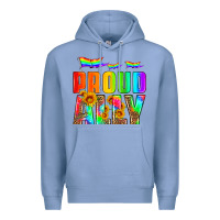 Colony Blue proud ally Premium Hoodie - HRA Design Shop