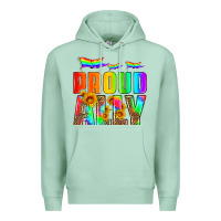 Seafoam proud ally Premium Hoodie - HRA Design Shop