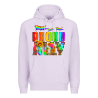 Lilac proud ally Premium Hoodie - HRA Design Shop