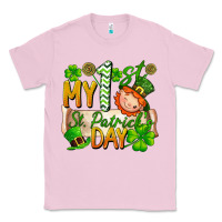 Bubblegum Pink my 1'st st patrick's day Classic Tee - FaDigitalArtStudio