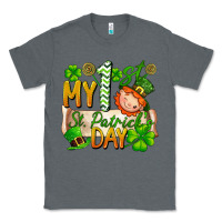 Charcoal Heather my 1'st st patrick's day Classic Tee - FaDigitalArtStudio