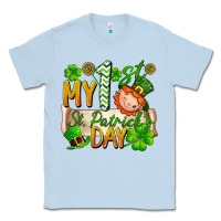 Dusty Blue my 1'st st patrick's day Classic Tee - FaDigitalArtStudio