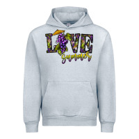 Heather Grey love summer Urban Hoodie - CowhideDigitalArt