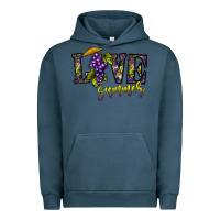 Pigment Midnight Navy love summer Urban Hoodie - CowhideDigitalArt