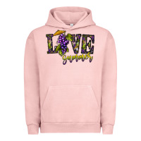 Pigment Salmon love summer Urban Hoodie - CowhideDigitalArt