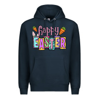 Navy Easter Day Happy Easter Premium Hoodie - OliviaCreatesArt