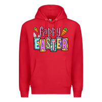 Red Easter Day Happy Easter Premium Hoodie - OliviaCreatesArt