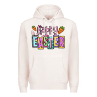 Pale Pink Easter Day Happy Easter Premium Hoodie - OliviaCreatesArt