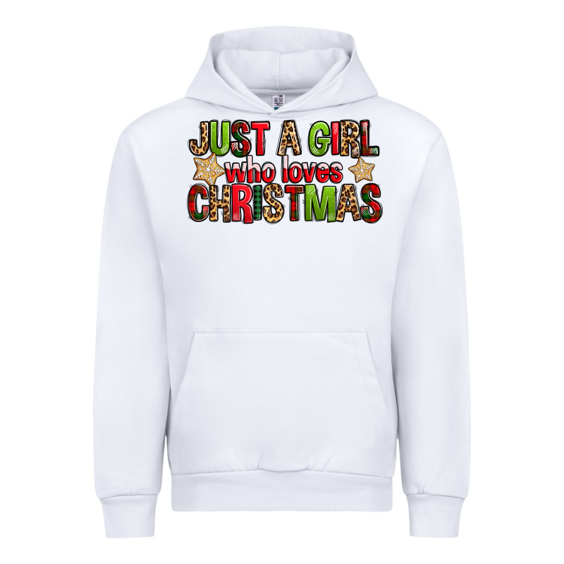 Just A Girl Who Loves Christmas With Cookies Urban Hoodie by FaDigitalArtStudio | Teevron