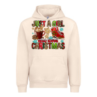 Sandshell just a girl who loves christmas Urban Hoodie - FaDigitalArtStudio