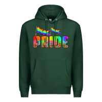 Sports Green pride Premium Hoodie - HRA Design Shop