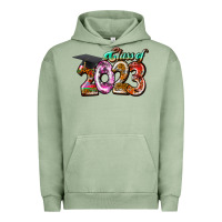 Pigment Oil Green class of 2023 Urban Hoodie - RacoonDesign
