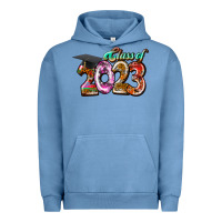 Pigment Pebble Blue class of 2023 Urban Hoodie - RacoonDesign