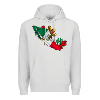 Dove Grey mexico Premium Hoodie - CowhideDigitalArt
