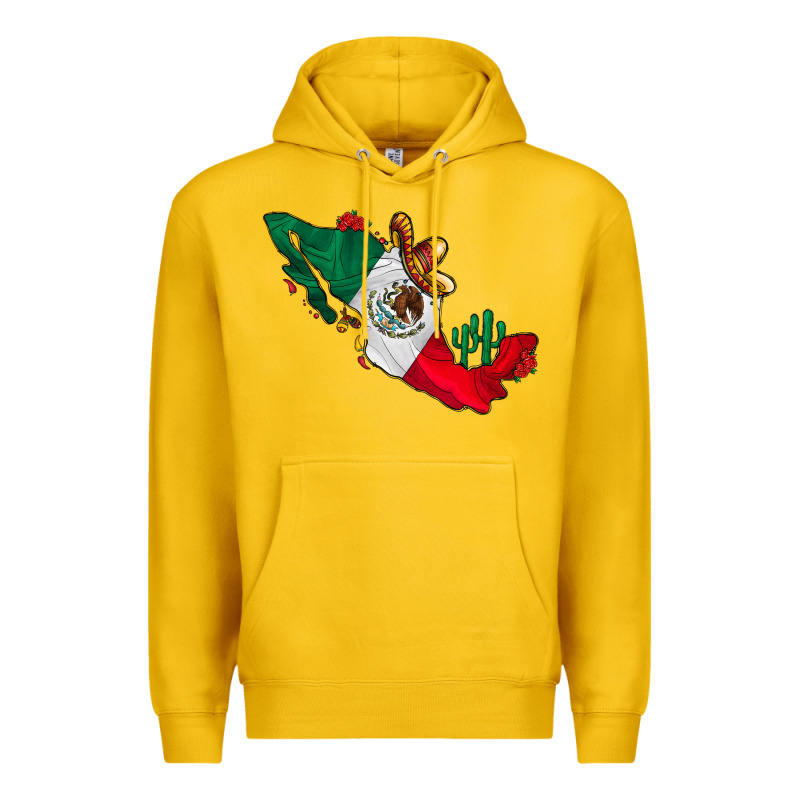 Mexico Premium Hoodie by CowhideDigitalArt | Teevron