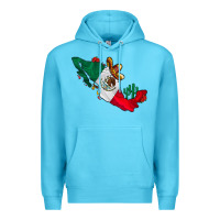 Ocean Blue mexico Premium Hoodie - CowhideDigitalArt