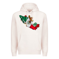 Pale Pink mexico Premium Hoodie - CowhideDigitalArt