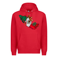 Red mexico Premium Hoodie - CowhideDigitalArt