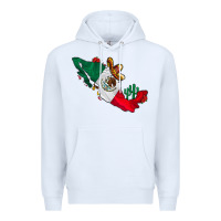 White mexico Premium Hoodie - CowhideDigitalArt