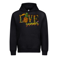 Black love summer pinapple Urban Hoodie - CowhideDigitalArt