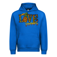 Cobalt love summer pinapple Urban Hoodie - CowhideDigitalArt