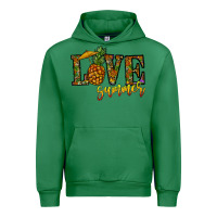 Emerald love summer pinapple Urban Hoodie - CowhideDigitalArt