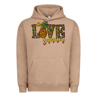 Pigment Burro love summer pinapple Urban Hoodie - CowhideDigitalArt